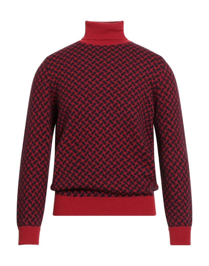 DRUMOHR Rollkragenpullover Herren Ziegelrot von DRUMOHR