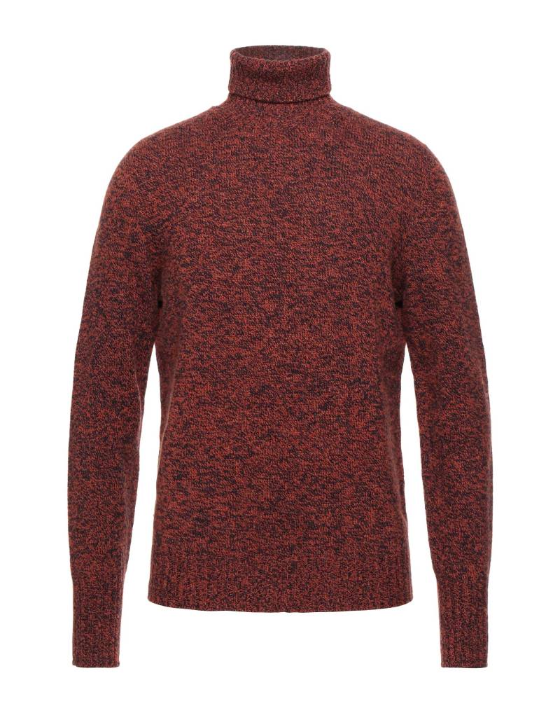 DRUMOHR Rollkragenpullover Herren Ziegelrot von DRUMOHR