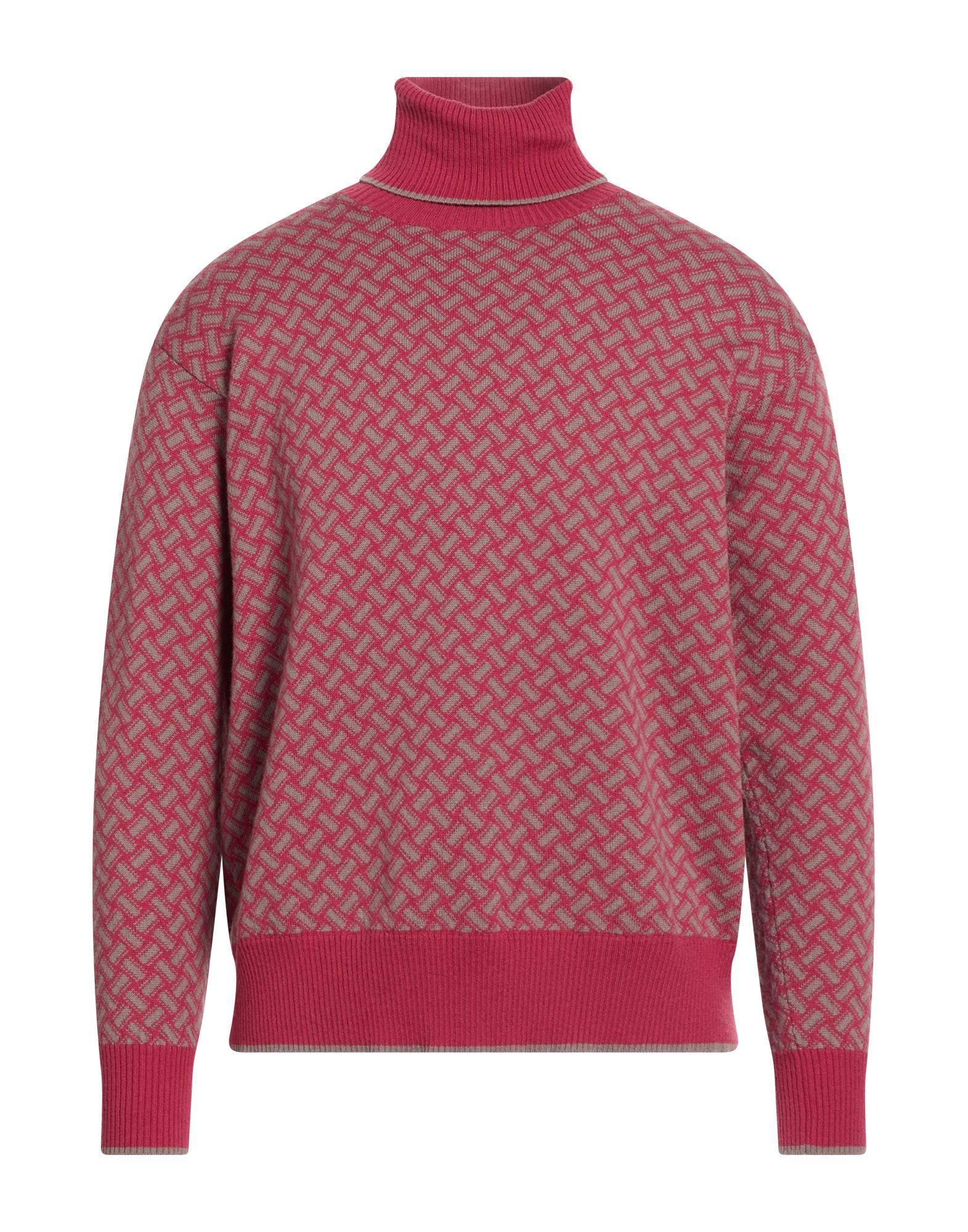 DRUMOHR Rollkragenpullover Herren Ziegelrot von DRUMOHR