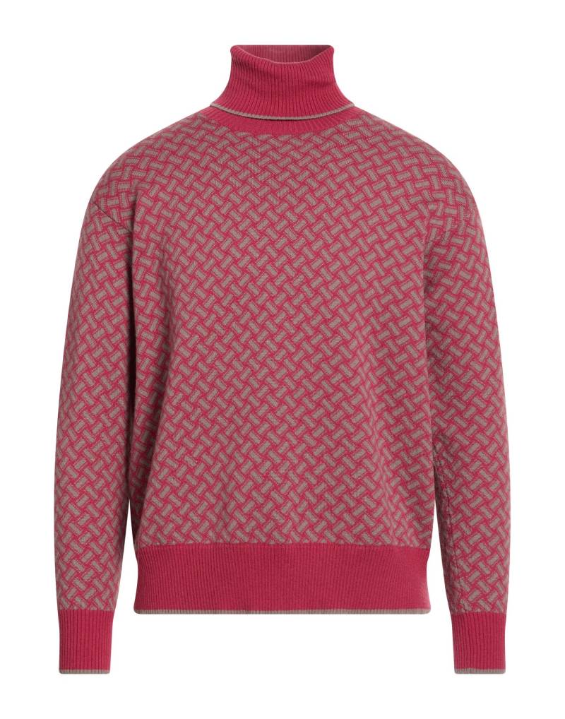 DRUMOHR Rollkragenpullover Herren Ziegelrot von DRUMOHR