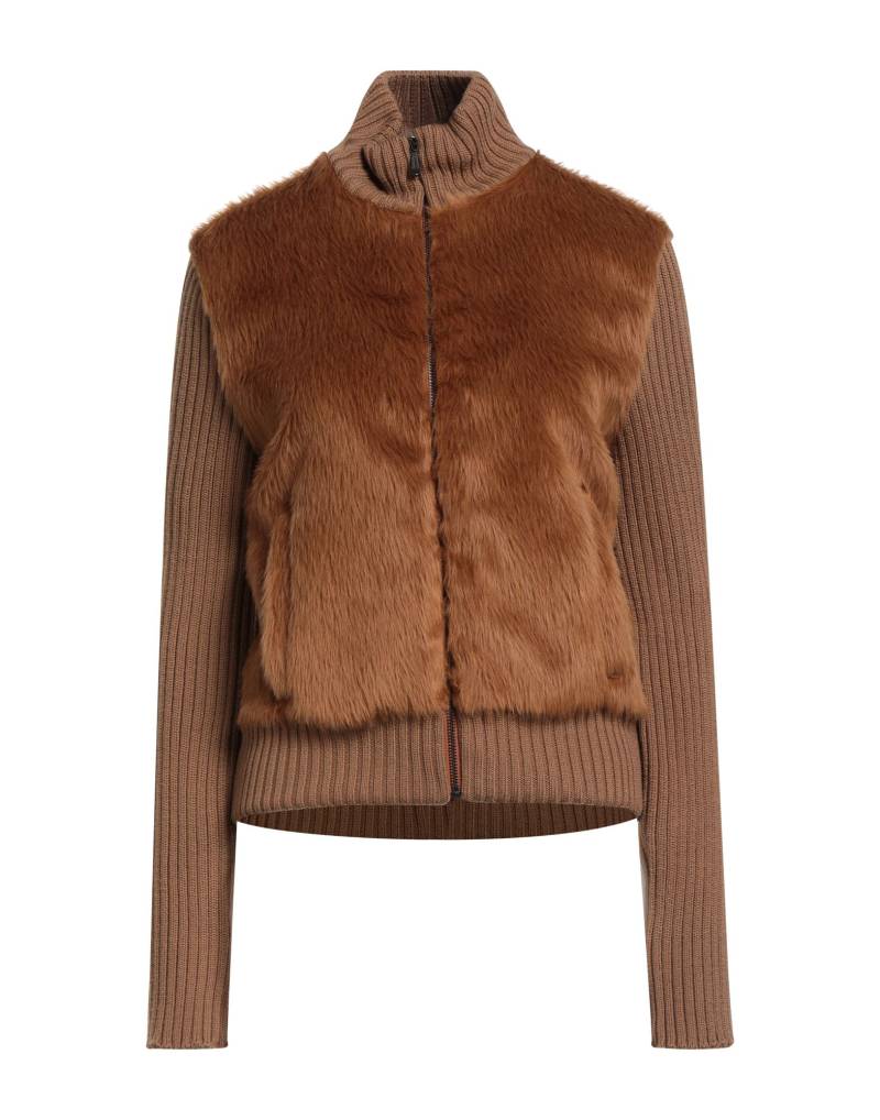 DRUMOHR Shearling- & Kunstfell Damen Kamel von DRUMOHR