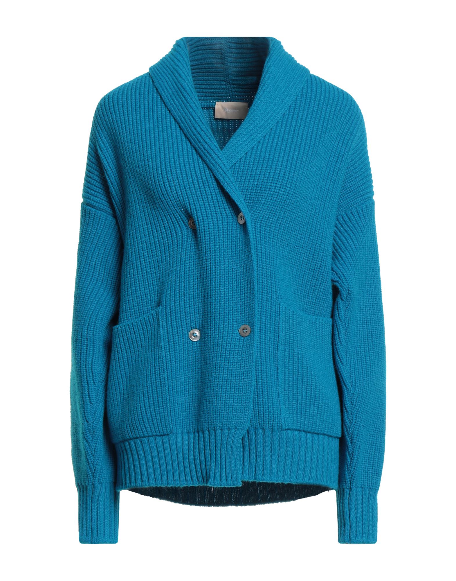 DRUMOHR Strickjacke Damen Azurblau von DRUMOHR