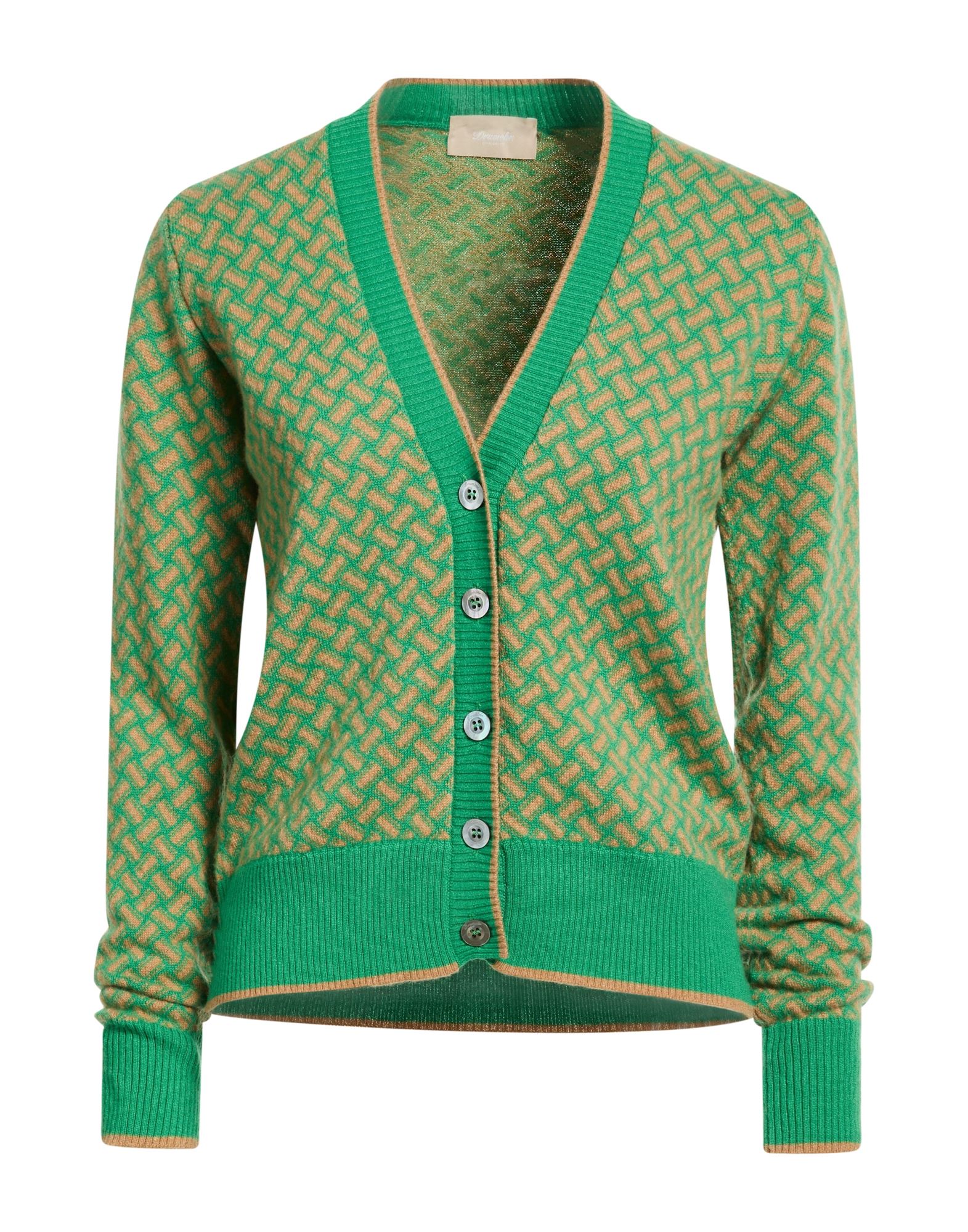 DRUMOHR Strickjacke Damen Grün von DRUMOHR