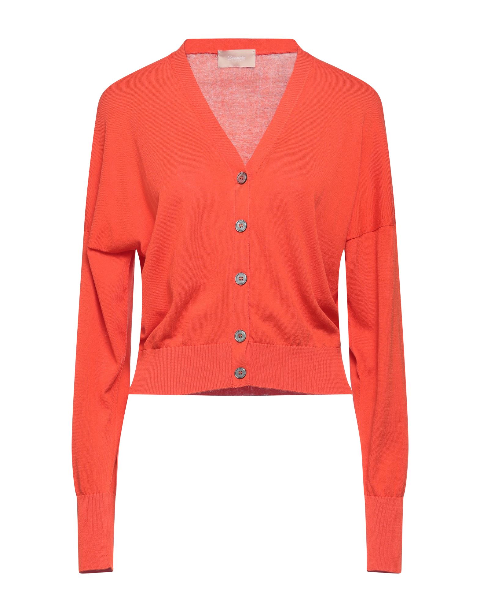 DRUMOHR Strickjacke Damen Orange von DRUMOHR