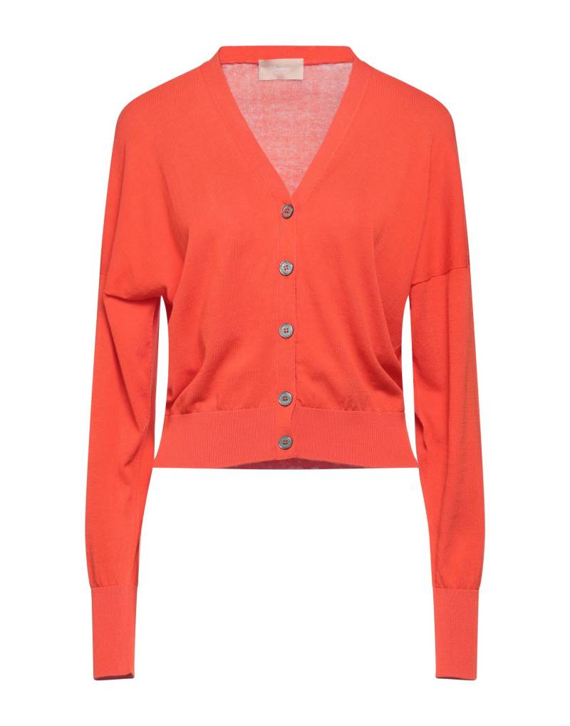 DRUMOHR Strickjacke Damen Orange von DRUMOHR