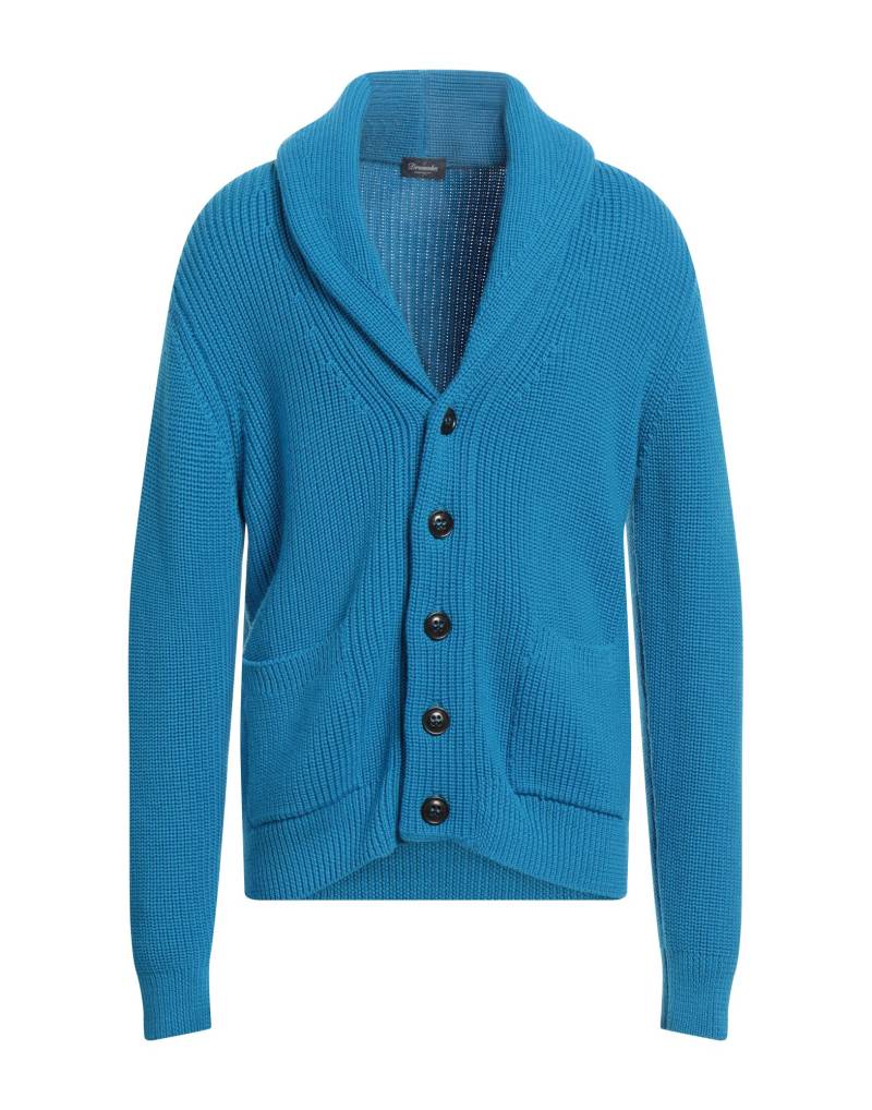 DRUMOHR Strickjacke Herren Azurblau von DRUMOHR