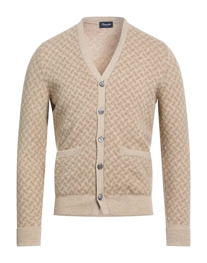 DRUMOHR Strickjacke Herren Beige von DRUMOHR