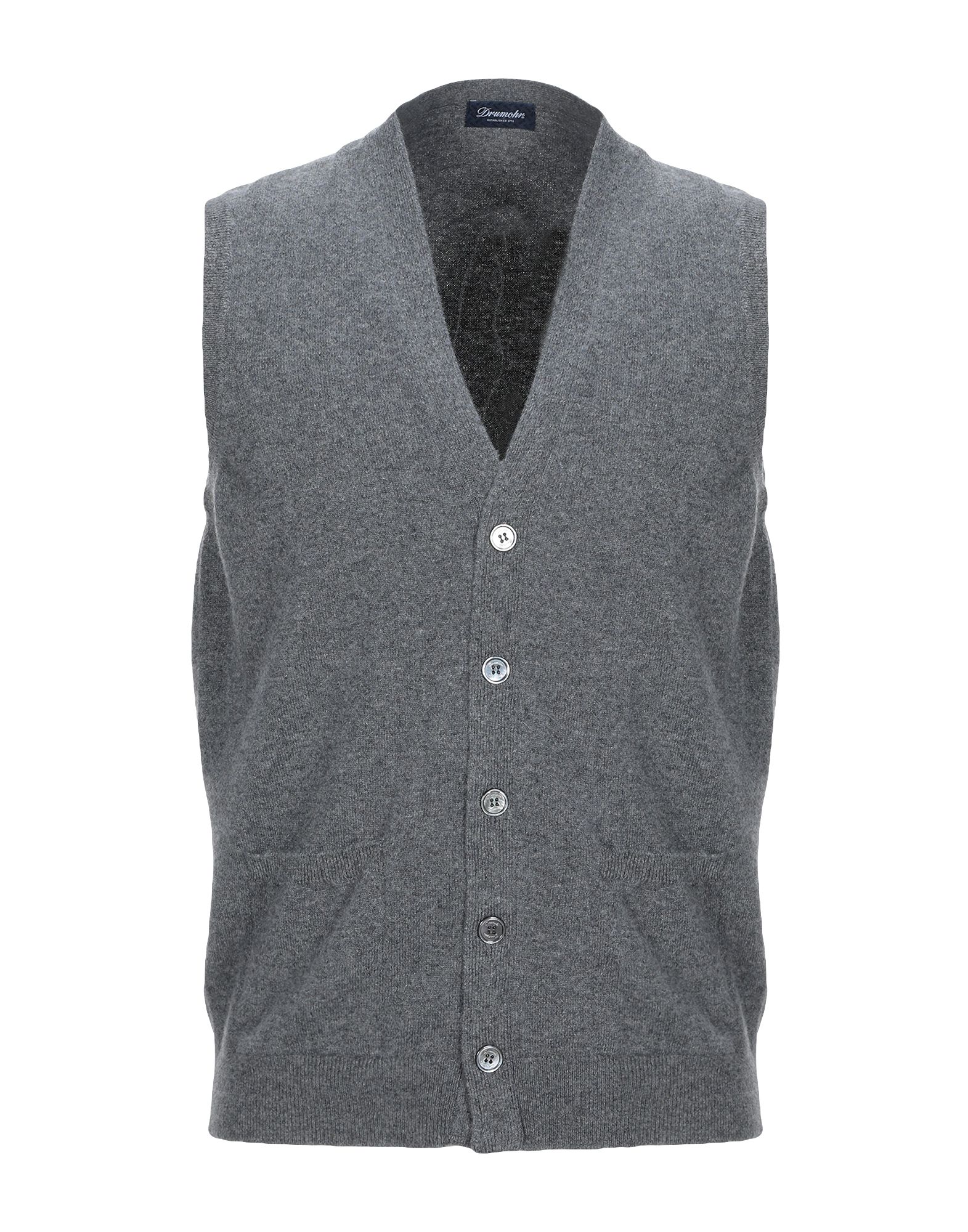 DRUMOHR Strickjacke Herren Blei von DRUMOHR