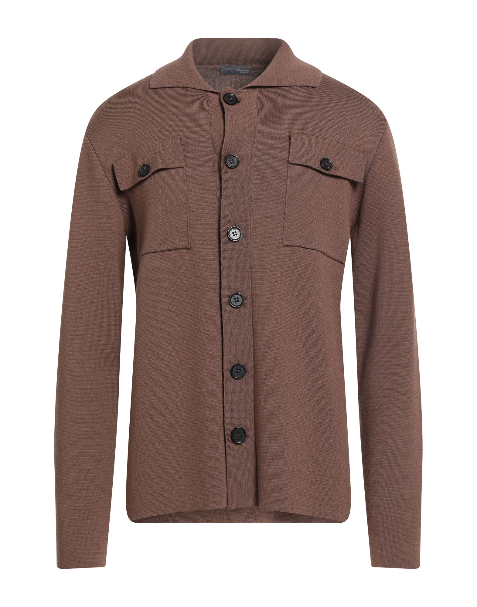 DRUMOHR Strickjacke Herren Braun von DRUMOHR
