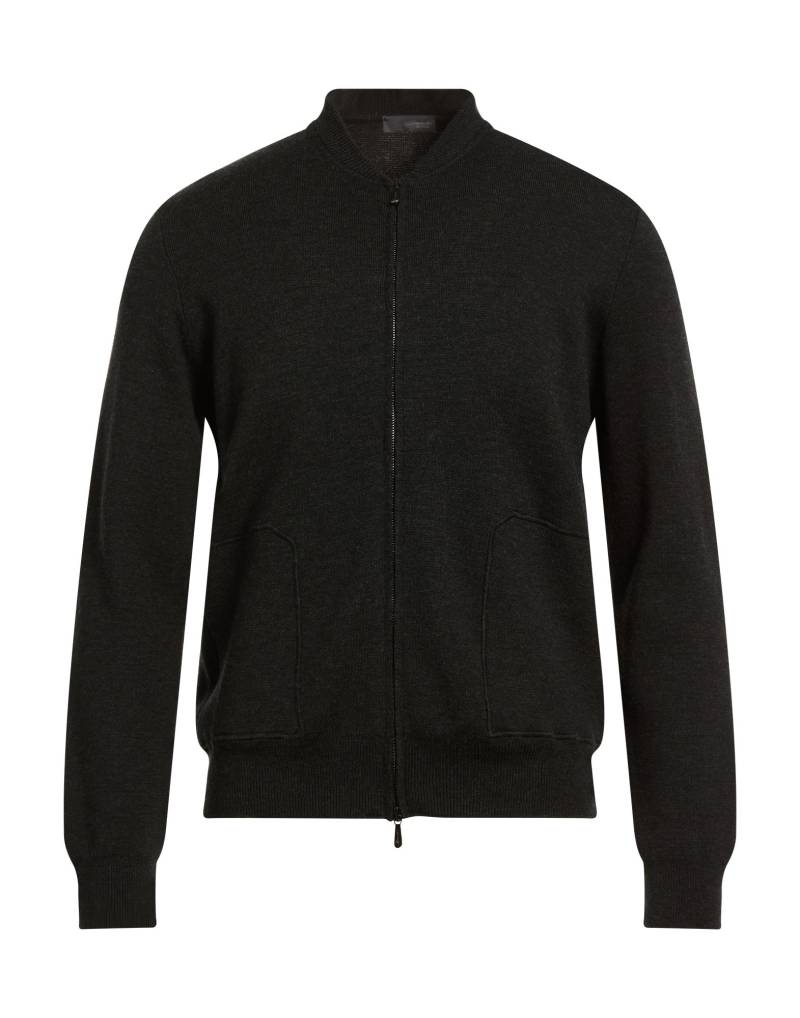 DRUMOHR Strickjacke Herren Braungrau von DRUMOHR