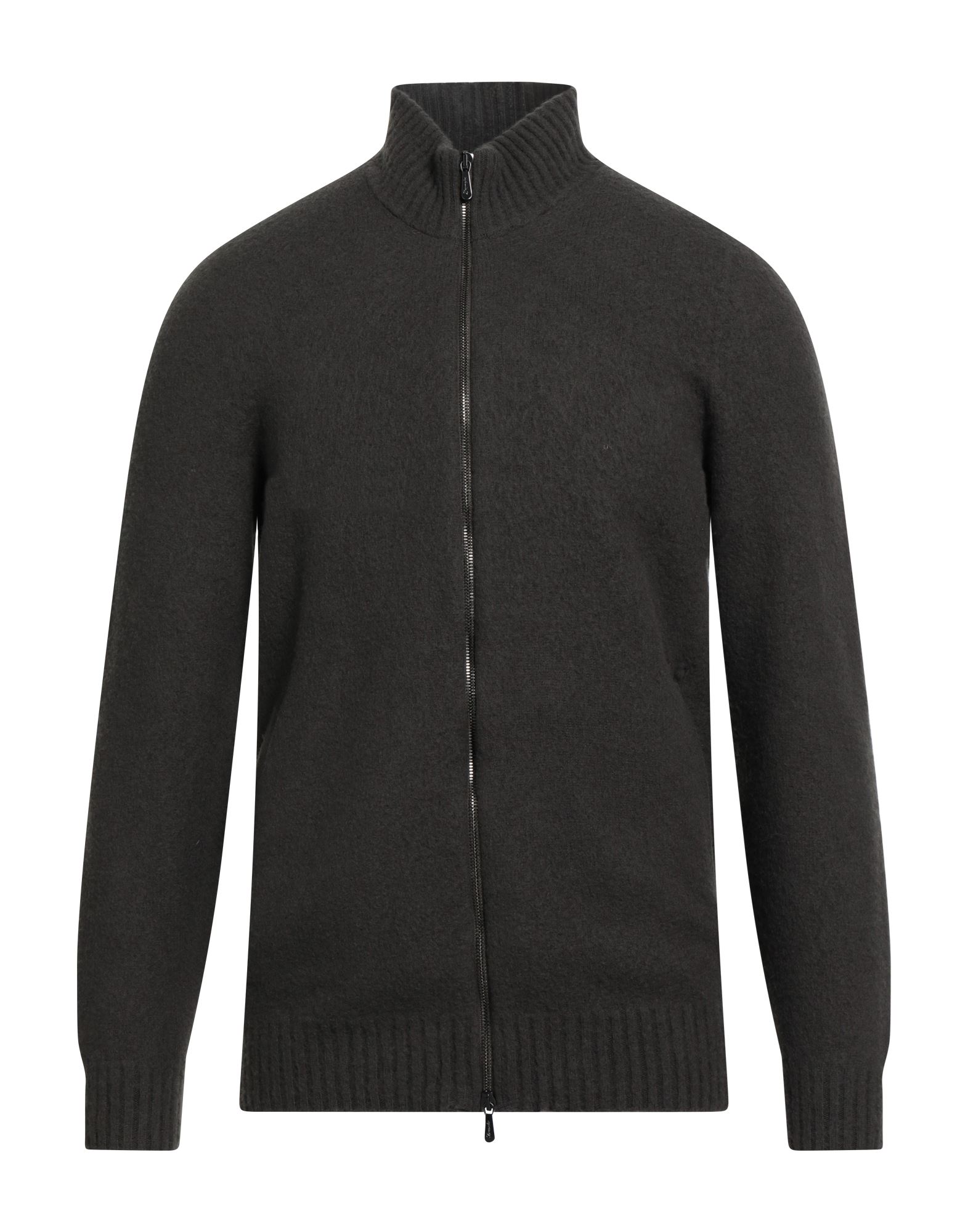 DRUMOHR Strickjacke Herren Braungrau von DRUMOHR