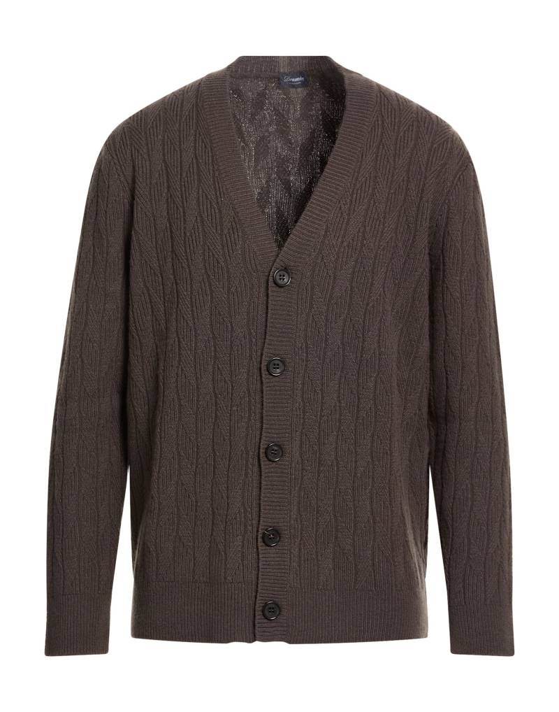 DRUMOHR Strickjacke Herren Braungrau von DRUMOHR