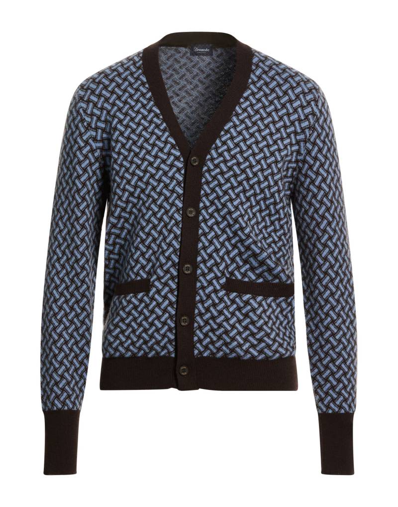 DRUMOHR Strickjacke Herren Dunkelbraun von DRUMOHR