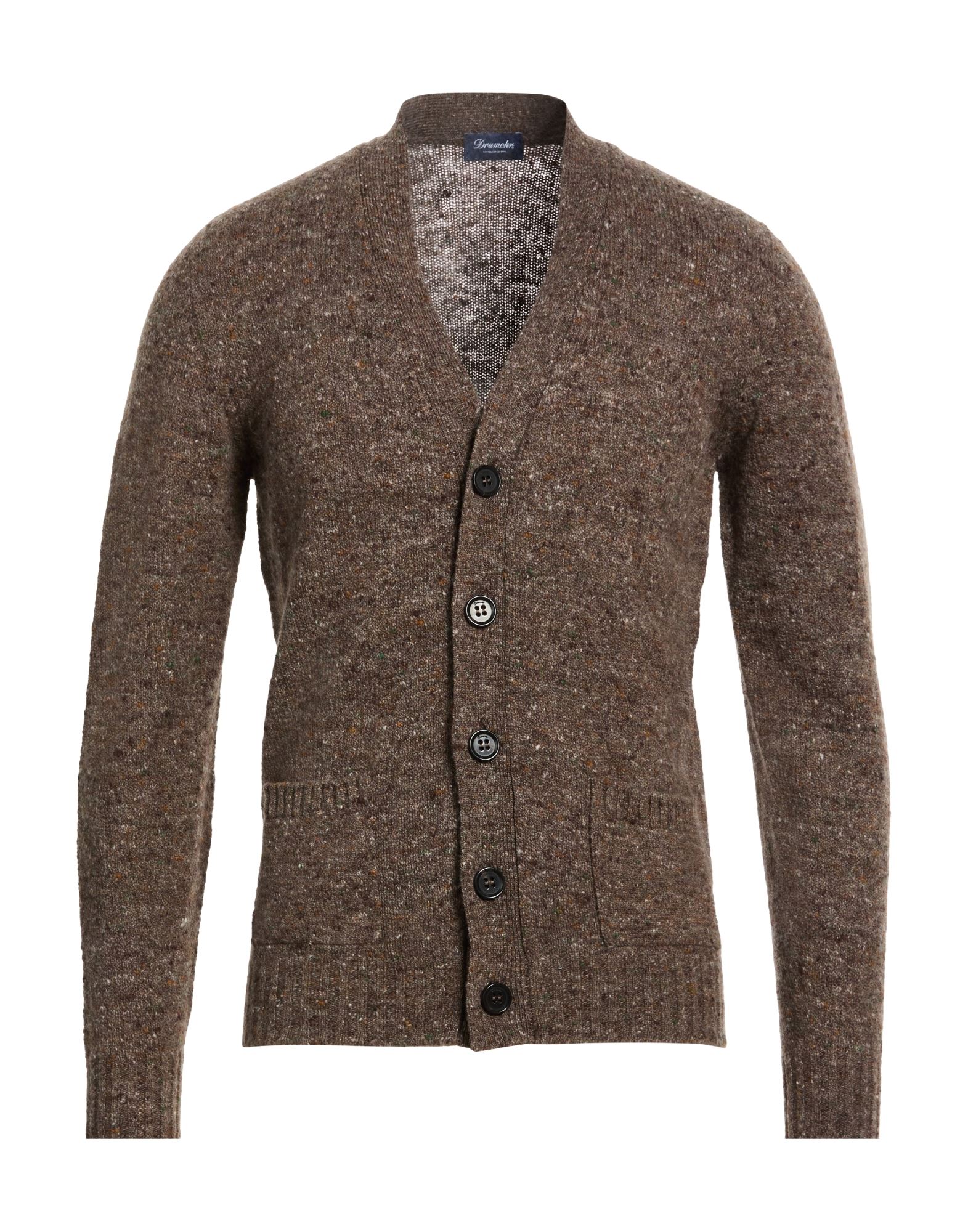 DRUMOHR Strickjacke Herren Dunkelbraun von DRUMOHR