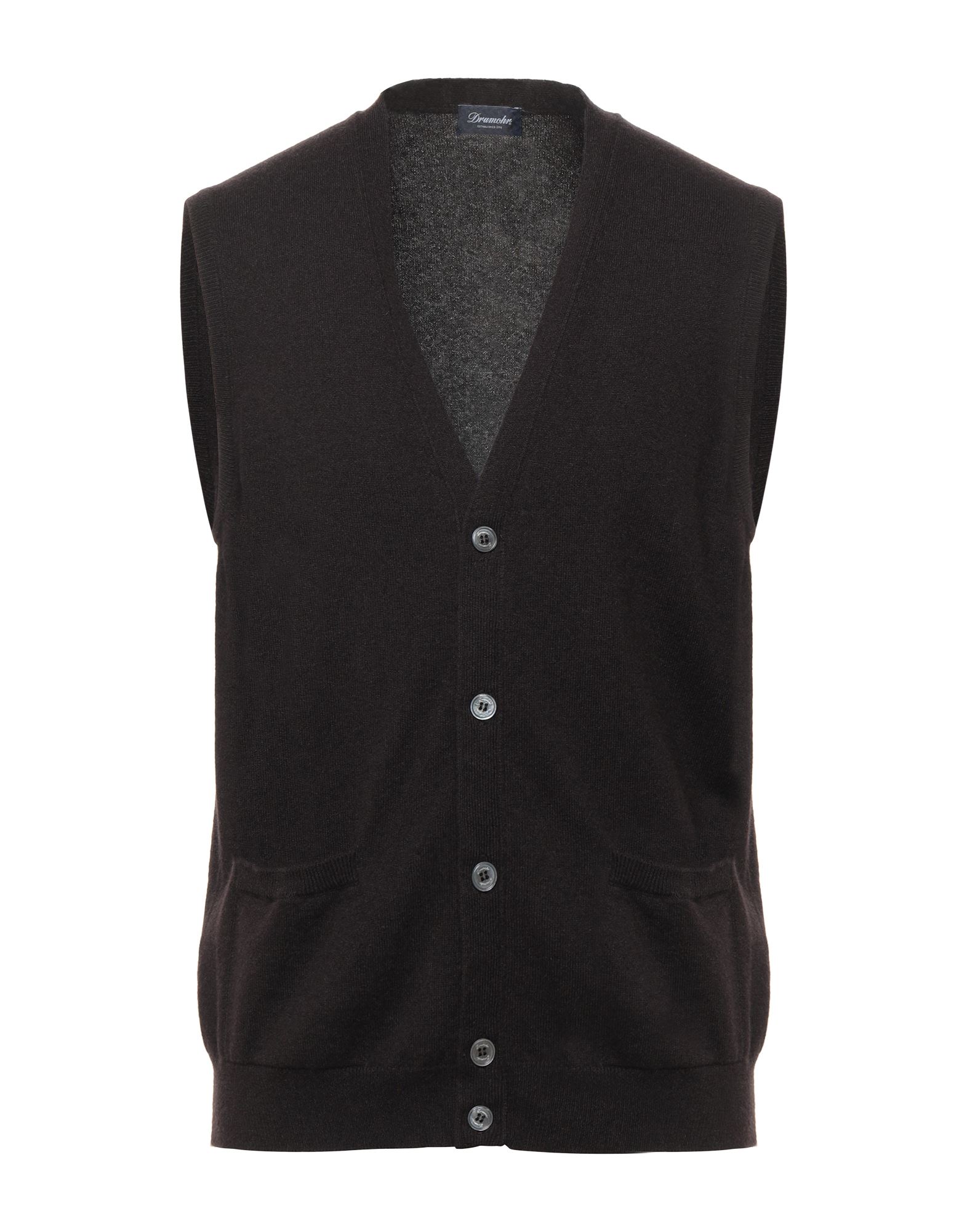 DRUMOHR Strickjacke Herren Dunkelbraun von DRUMOHR