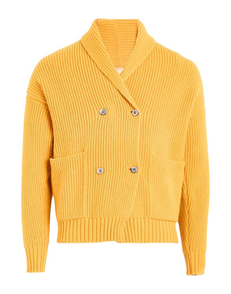 DRUMOHR Strickjacke Herren Gelb von DRUMOHR