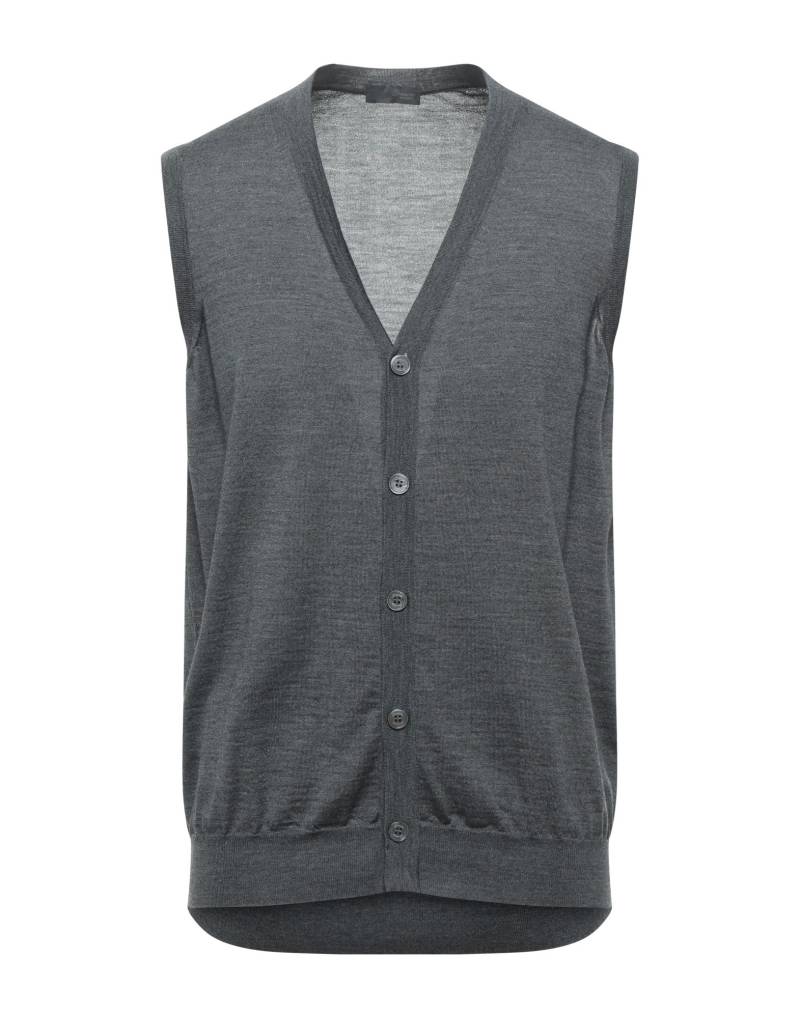 DRUMOHR Strickjacke Herren Braungrau von DRUMOHR