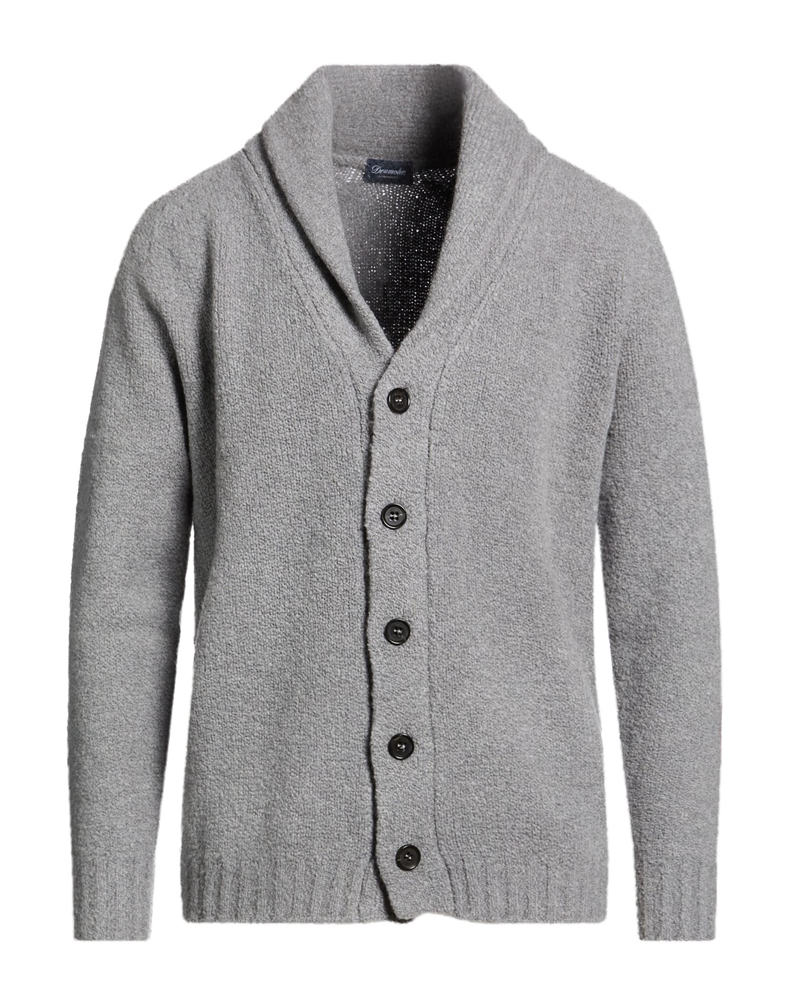 DRUMOHR Strickjacke Herren Grau von DRUMOHR