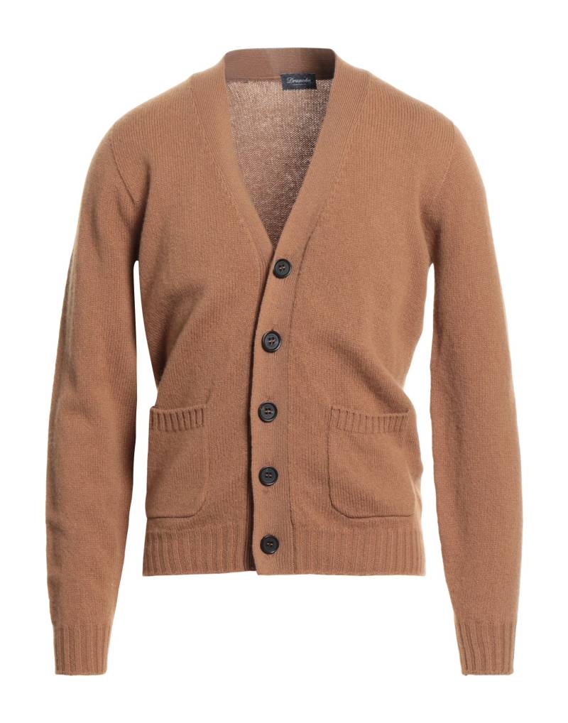 DRUMOHR Strickjacke Herren Kamel von DRUMOHR
