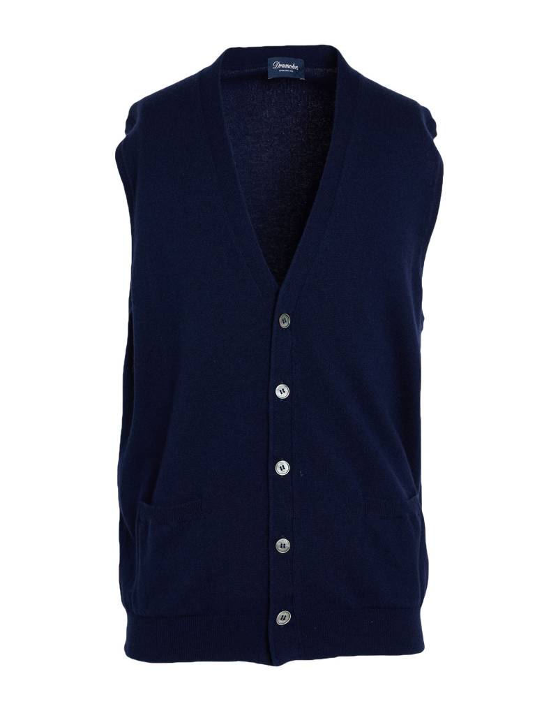 DRUMOHR Strickjacke Herren Marineblau von DRUMOHR