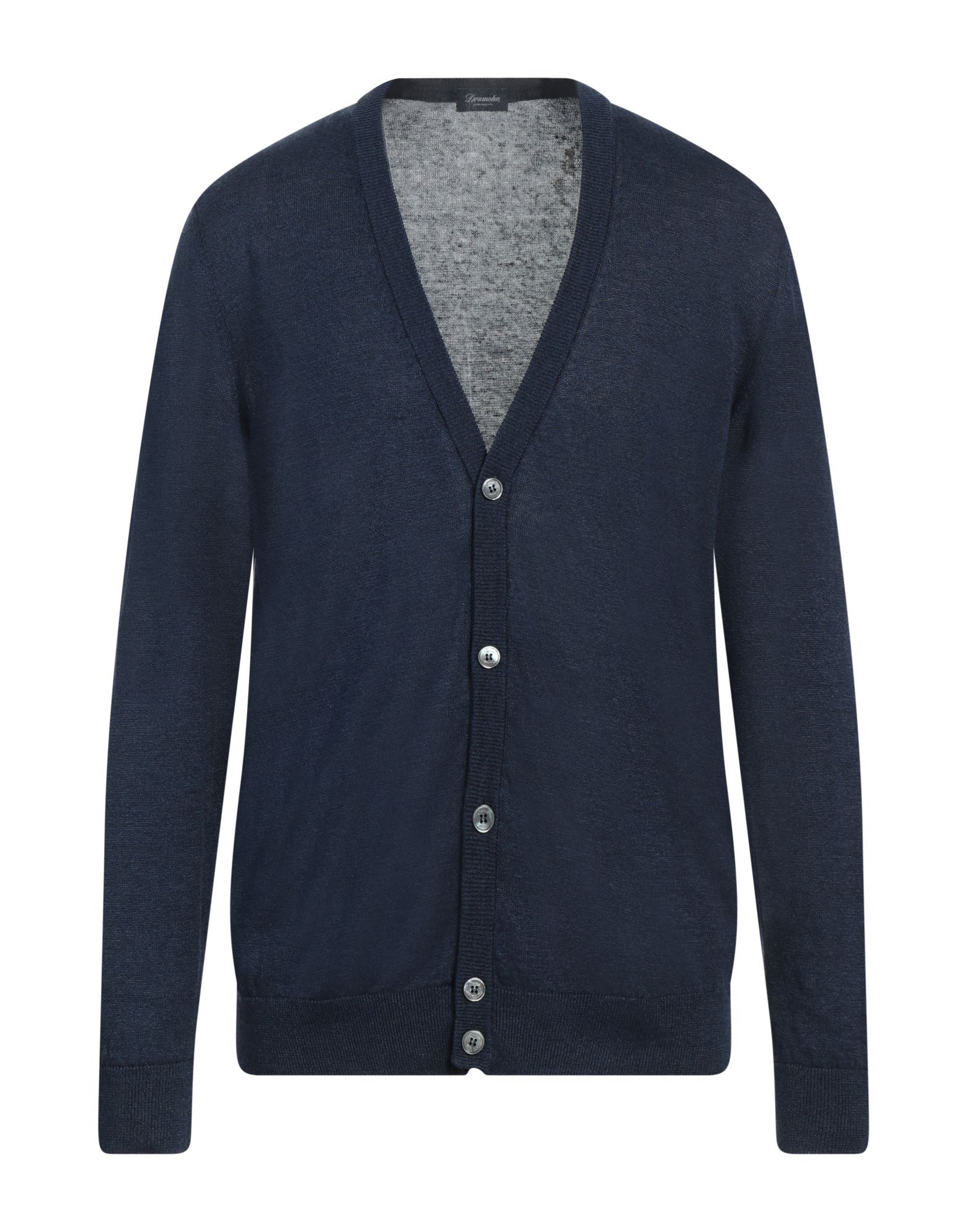 DRUMOHR Strickjacke Herren Marineblau von DRUMOHR