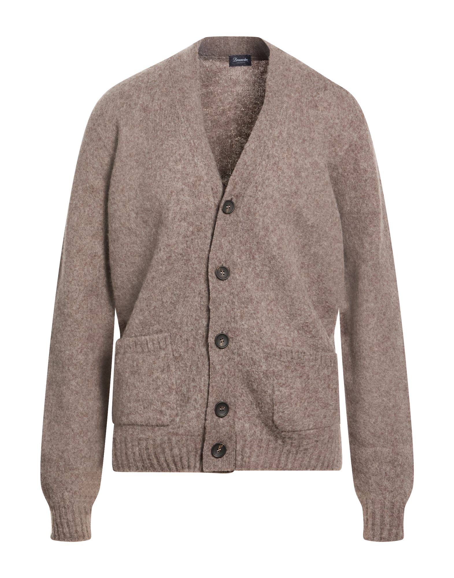 DRUMOHR Strickjacke Herren Maulwurfsgrau von DRUMOHR