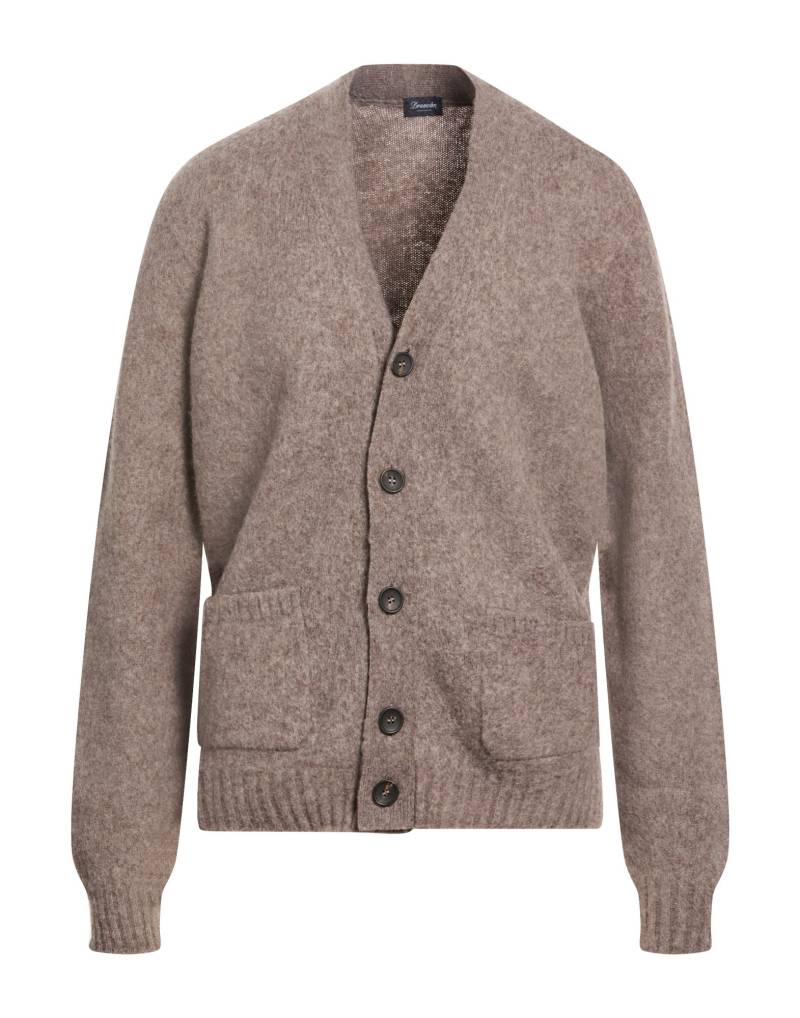 DRUMOHR Strickjacke Herren Maulwurfsgrau von DRUMOHR