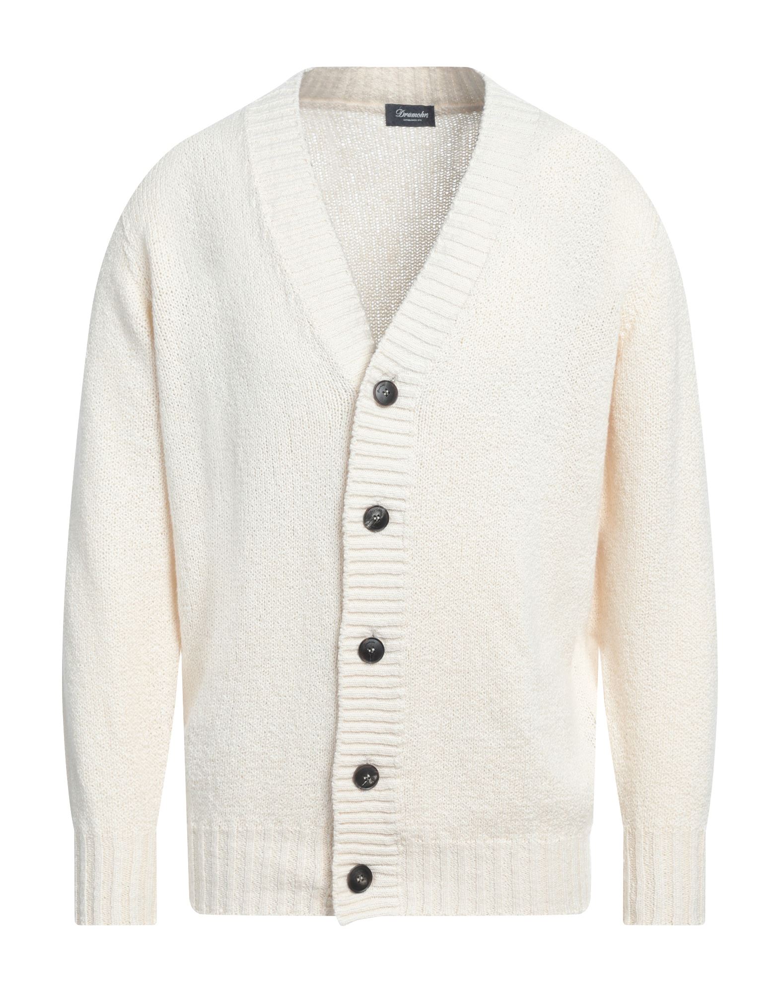 DRUMOHR Strickjacke Herren Off white von DRUMOHR