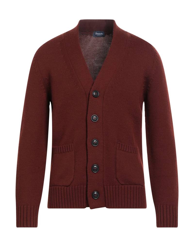 DRUMOHR Strickjacke Herren Schokobraun von DRUMOHR