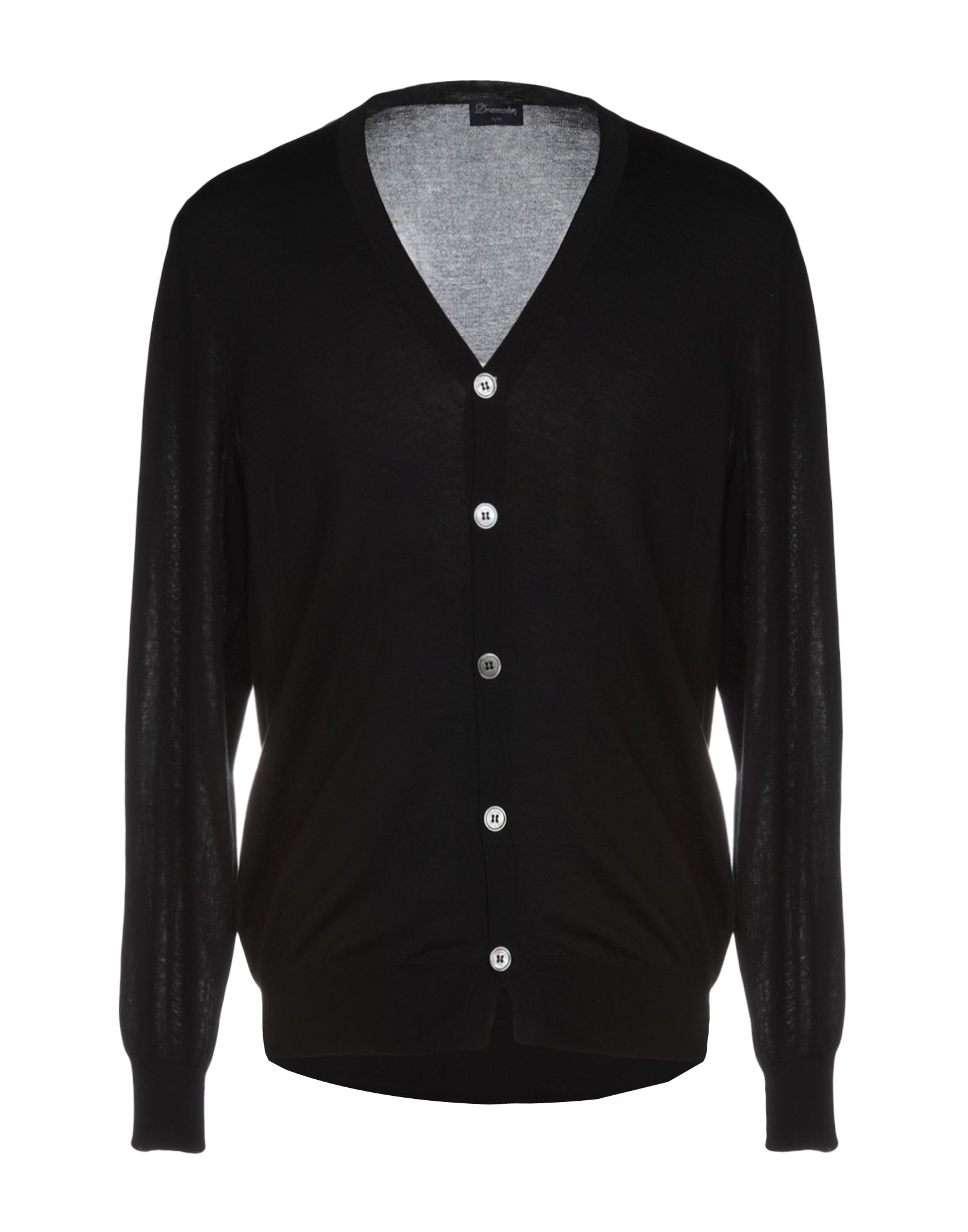 DRUMOHR Strickjacke Herren Schwarz von DRUMOHR