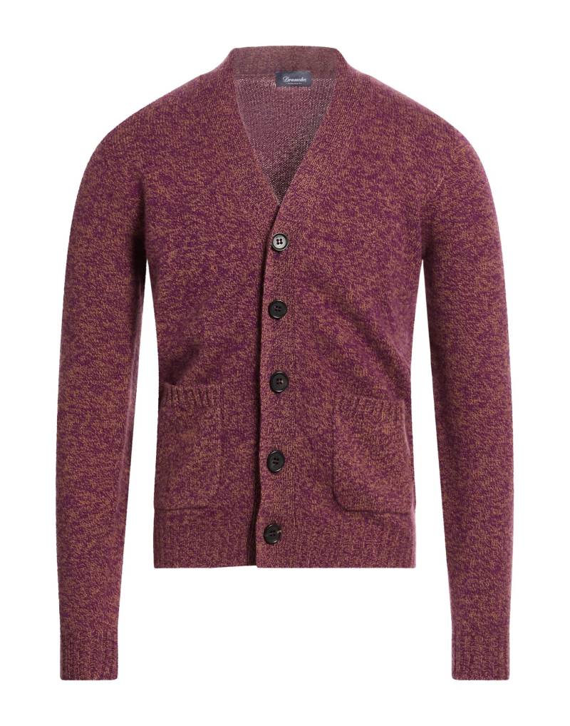 DRUMOHR Strickjacke Herren Violett von DRUMOHR