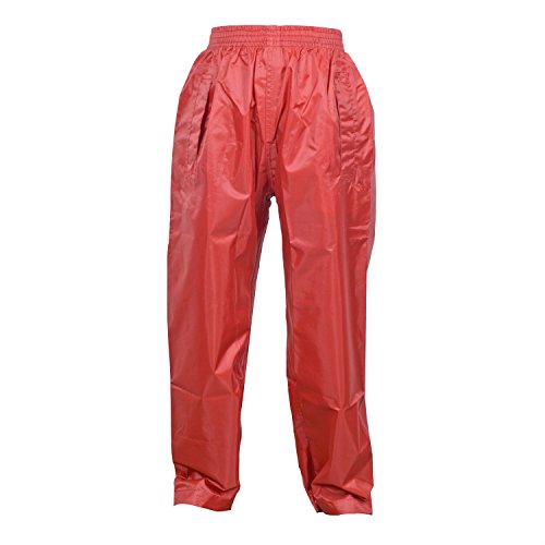 Dry Kids Kinder Regenhose - Rot 7/8 Jahre von Dry Kids