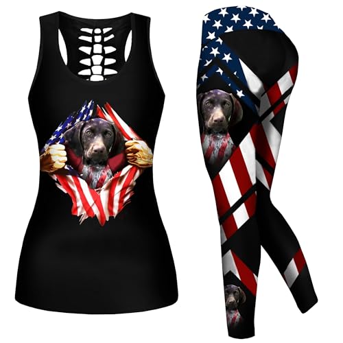 DRZHEAM Damen Zucker Schädel Yoga Outfits für Frauen 2 Stück Sets, Weihnachten Tank Tops Leggings Training Activewear für Mädchen DRZHEAM Damen Zucker Schädel Yoga Outfits für Frauen 2 Stück Sets, Weihnachten Tank Tops Leggings Training Activewear für Mädchen von DRZHEAM