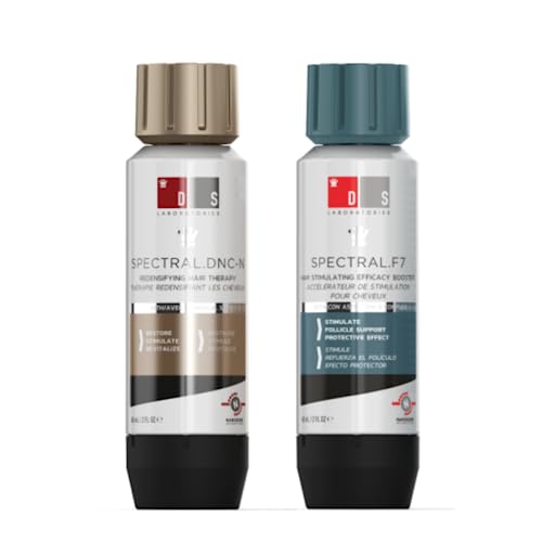 DS Laboratories Haarausfall Booster Bundle (Proactive & Reparative für Männer und Frauen) Spectral Dnc-N und spektraler F7 Hair Growth Accelerator von DS Laboratories