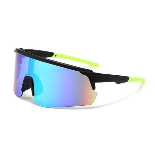 DSAFHIU Polarisierte Sport-Sonnenbrille for Radfahren – PC-Linse und -Rahmen, UV400-Schutz, Blendschutz, leicht, for Outdoor-Aktivitäten beim Laufen(Gray frame mercury) von DSAFHIU