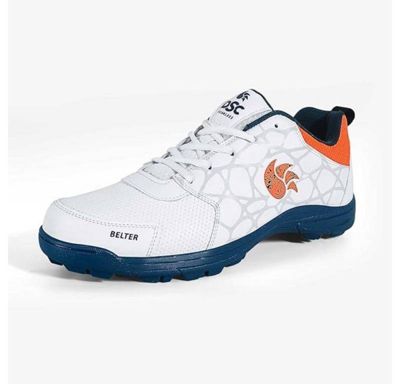 DSC Belter Cricket-Schuhe Für Jungen und Männer Sneaker (Paketinhalt: 1 Paar Cricket-Schuhe, strukturierte PVC, Sporttrainer, Bowling Spikes, Fitness) Leichte Außensohle, Lnglebig, Eva Sock Liner von DSC