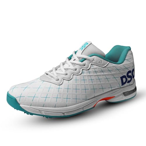 DSC Herren Biffer 22 Cricket Shoes, Cyan, 44 EU von DSC