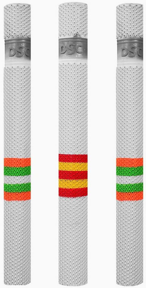 DSC Golfhandschuhe Octopus Cricket Schlägergriff Mixfarben Packung 3 Stück Grip (Cricket Batting Gloves für Rechtshänder, Größe: Herren, Farbe: Grau/Orange) von DSC