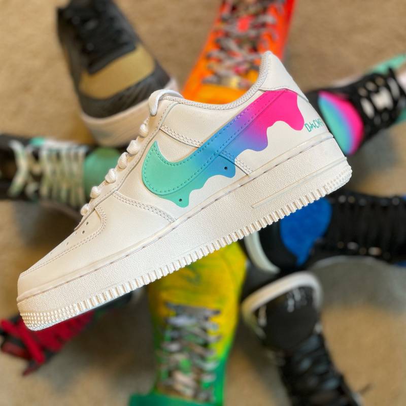 Verblasste Tropfen Individuell Air Force 1 Low von DSCMFRT