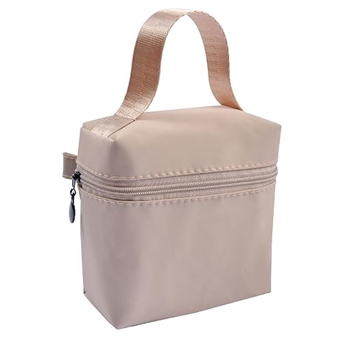 DSDFIDn Make-up-Tasche Lazy Kosmetiktasche Reise Kulturbeutel für Geldbörse Kleine Make-up Kopfhörer Lippenstift Tasche mit Reißverschluss Wasserdicht Reisezubehör für Frauen, Rosa von DSDFIDn