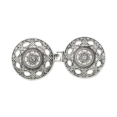 3 Paar Vintage Strickjacke Kragen Clips Frauen Schal Brosche Pullover Bluse Pin Cape Mantel Verschlüsse Verschlüsse Schnalle Brosche Clip Schmuck(H) von DSFDFDG