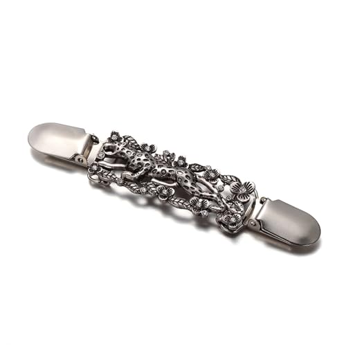 3 Stück Retro-Broschen for Damenbekleidung, Pullover, Bluse, Schal-Clips, Hemdkragen, Blumenmuster-Clip(Style B) von DSFDFDG