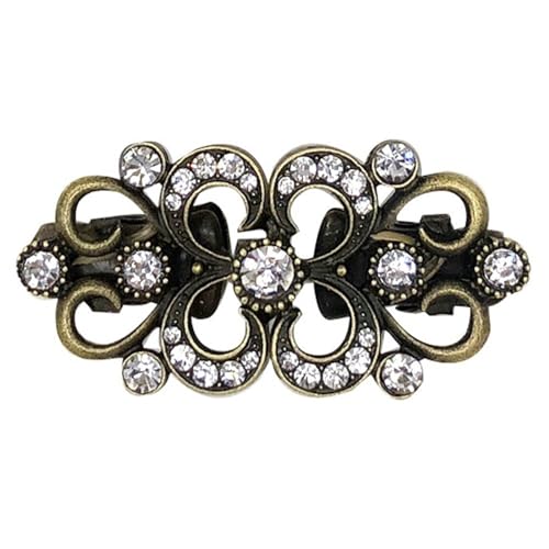 3 Stück Vintage Pullover Swirl Clip Cape Mantel Clips Retro Strickjacke Clip Schalkragen Verschluss Kleid Hemd Brosche Clip for Frauen Mädchen(I) von DSFDFDG