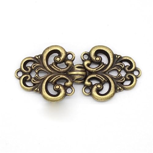 3 Stück Vintage Strickjacke Ente Clip Pin Damen Schal Brosche Kragen Pullover Bluse Pin Schal Clip Verschlüsse Charm Nähzubehör(-2-Antique Bronze) von DSFDFDG