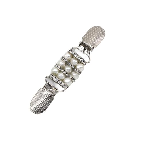 3 Stück Vintage Strickjacke Pullover Clip Brosche Pin Kristall Strass Schnalle Strickjacke Schal Clip(E) von DSFDFDG