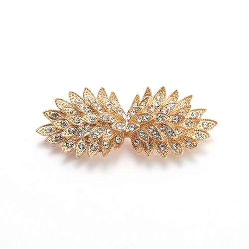 3 stücke Bluse Hemd Revers Kragen Strickjacke Clip Mode Frauen Mädchen Vintage Glänzenden Kristall Pin Brosche Cape Mantel Verschluss Verschluss(C1) von DSFDFDG