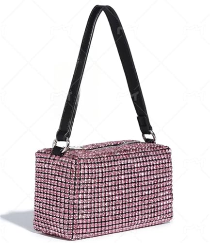 DSFDFDG Luxuriöse Abendtasche mit Strassperlen for Damen | Glitzernde Geldbörse for Bühnenauftritte | Elegante Clutch for Dinnerpartys Für Prom Hochzeit Party Bankett(Color 7) von DSFDFDG