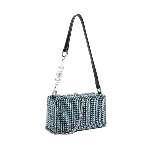 DSFDFDG Luxuriöse Abendtasche mit Strassperlen for Damen | Glitzernde Geldbörse for Bühnenauftritte | Elegante Clutch for Dinnerpartys Für Prom Hochzeit Party Bankett(Color 9) von DSFDFDG