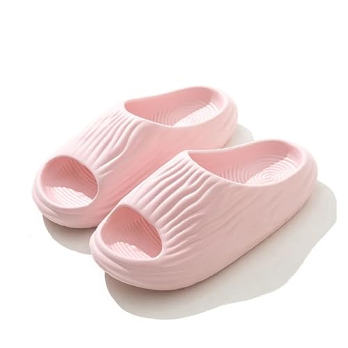 DSFIHJO wolkenpantoffeln Frauen Sommer Weiche Hausschuhe Dicke Plattform Badezimmer Hause Männer Indoor Rutschfeste Anti-rutsch Weibliche Wolke Kissen Rutschen(Pink,38-39) von DSFIHJO