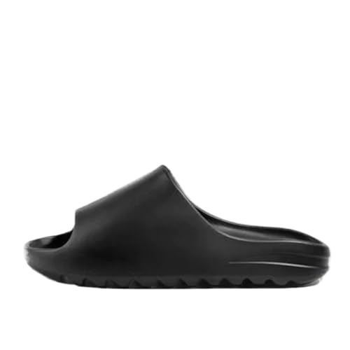 DSFIHJO wolkenpantoffeln Herren Slides Damen Hausschuhe Indoor Orginal Unisex Sandalen Freizeitschuhe Flip-Flops Strand(Black,45) von DSFIHJO